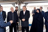 بازدید استاندار ایلام و نماینده مردم استان در مجلس شورای اسلامی از تصفیه خانه آب ایوان