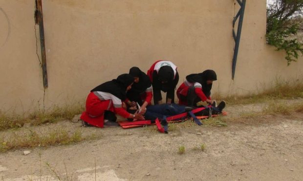 اجرای رزمایش هلال احمر با سناریو زلزله هفت ریشتری در ایلام