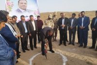 کلنگ زنی پروژه راه دسترسی بازارچه «هلال شمالی» ایلام