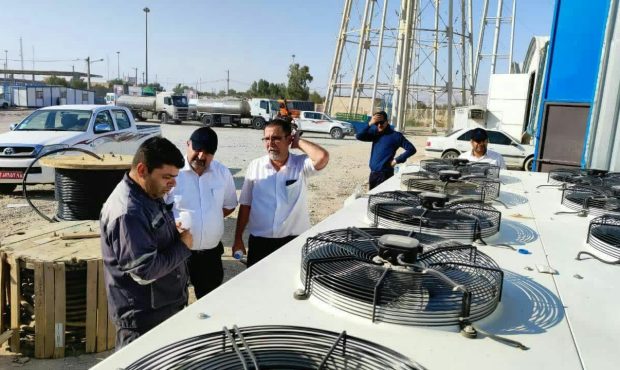 توسط پالایشگاه گاز ایلام؛ ۲ سردخانه و ۲ کارخانه یخ در پایانه مرزی مهران نصب و راه اندازی شد