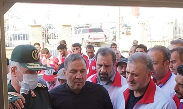 افتتاح قرارگاه مرکزی امداد و نجات اربعین هلال احمر در پایانه شهید سلیمانی مرز مهران