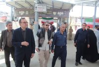 معاون حمل و نقل وزارت راه و شهرسازی در بازدید از پایانه مرزی مهران عنوان کرد: امروز نگاه کشور به پایانه مرزی مهران است