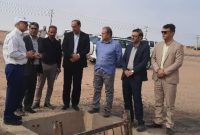 بازدید مهندس رجایی رئیس حوضه آبریز رودخانه کرخه و مرزی غرب از ساختگاه پیشنهادی سد چیخواب