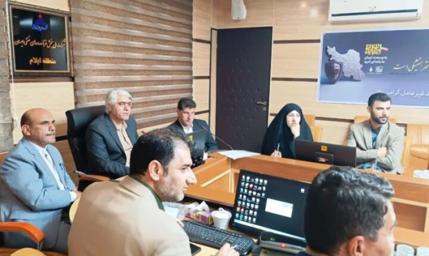 اجرای مانور واکنش اضطراری تاسیسات و انبارهای نفتی استان ایلام