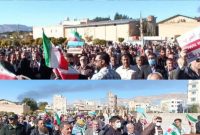 برگزاری تجمع نمازگزاران ایلامی در حمایت از مردم غزه
