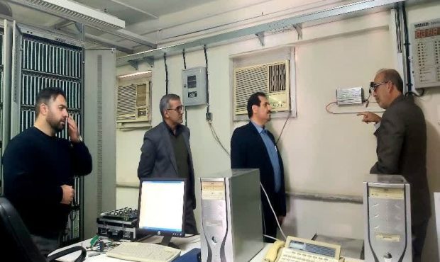 بازدید مدیر مخابرات منطقه ایلام از مخابرات شهرستان ملکشاهی