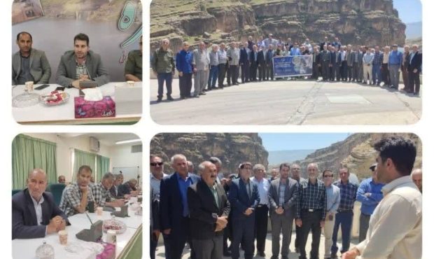 با حضور پیشکسوتان صنعت برق ایلام؛ برنامه بازدید از سد و نیروگاه سیمره برگزار شد