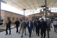 استاندار ایلام در جریان بازدید از پایانه مرزی شهید سپهبد حاج قاسم سلیمانی خبر داد: اجرای عملیات نصب هشت هزار متر مربع سایبان جدید در مرز مهران
