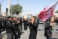 هم اکنون؛عزاداری مردم ایلام در روز عاشورای حسینی میدان ۲۲ بهمن