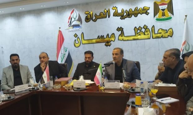 استاندار ایلام در نشست مشترک با استاندار میسان عراق: امیدواریم فعال‌سازی بازارچه چیلات با جدیت در استانداری میسان پیگیری و دنبال شود