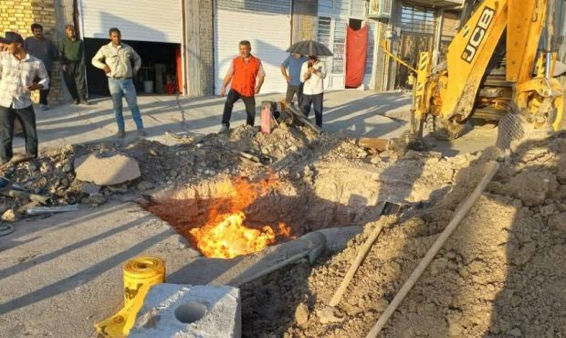 رئیس گاز ناحیه ایوان خبر داد: تعمیرات خط تغذیه ورودی شهر ایوان با موفقیت به اتمام رسید