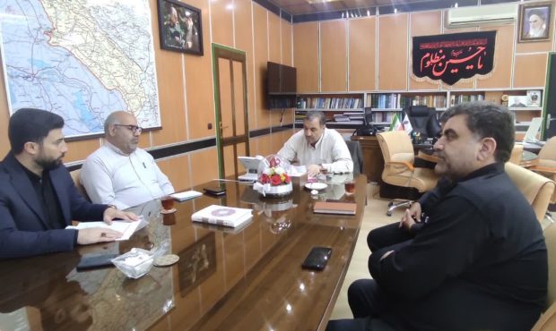 دیدار اعضای شورای شهر و سرپرست شهرداری مهران با استاندار ایلام