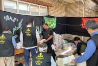 برپایی موکب کارکنان شرکت ملی پخش فرآورده های نفتی منطقه ایلام