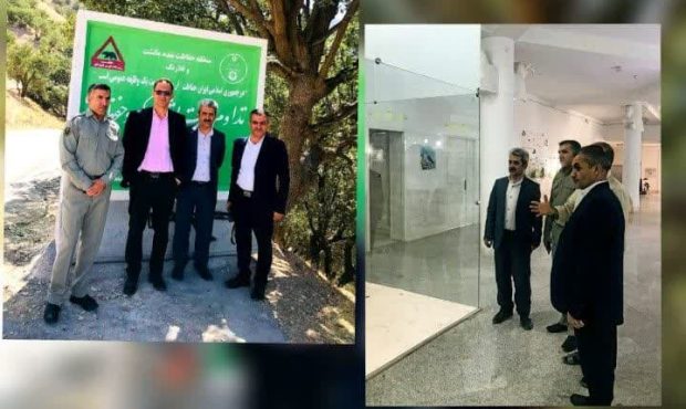 بازدید مدیرکل دیوان محاسبات ایلام از منطقه حفاظت شده مانشت و قلارنگ