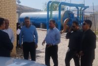 بازدید مدیرعامل آبفای استان ایلام از تأسیسات آبرسانی شهرستان چوار