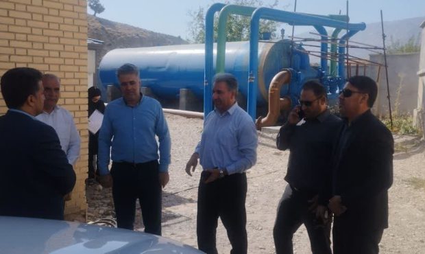 بازدید مدیرعامل آبفای استان ایلام از تأسیسات آبرسانی شهرستان چوار
