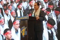 استاندار ایلام در اجتماع بزرگ بسیجیان به مناسبت هفته بسیج در مصلی شهر ایلام: هر جا روحیه بسیجی باشد ایستادگی و مقاومت در برابر ظلم و ستم در اذهان مردم ایجاد می‌شود