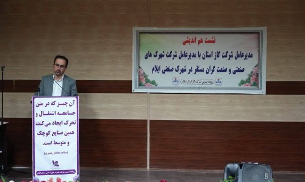 مدیرعامل شرکت گاز استان ایلام تاکید کرد: تلاش برای عدم قطع گاز صنایع کوچک در ایلام