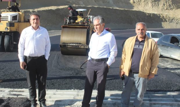 مسیرهای اصلی ورودی و خروجی تقاطع غیرهمسطح ملکشاهی در محور ایلام، بدره، دره شهر تکمیل و آماده بهربرداری است