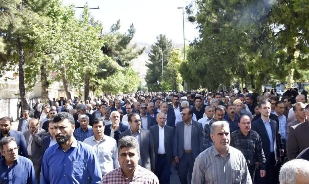 پیکر «سلام امینی» نماینده سابق ایلام، تشییع شد