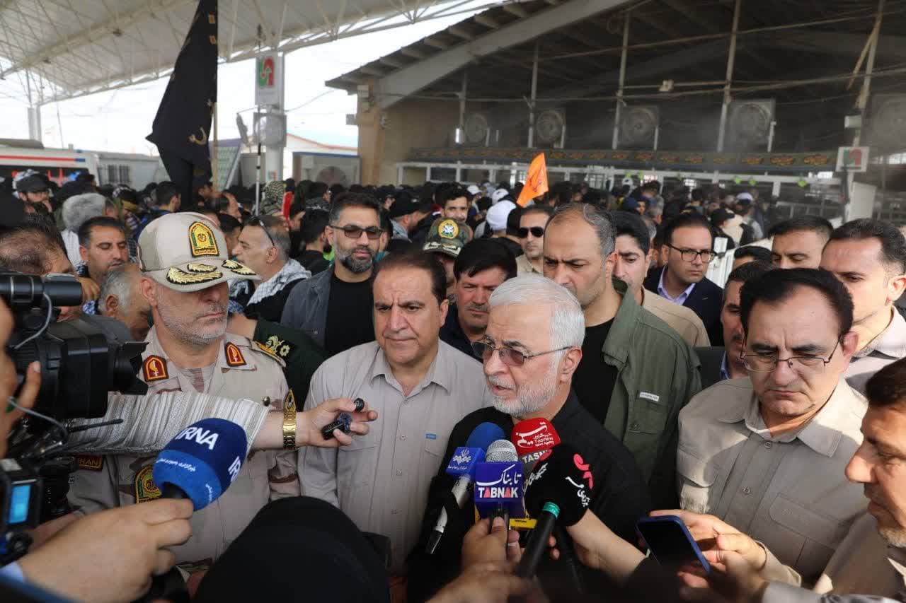 گزارش_تصویری/ بازدید استاندار ایلام از پایانه شهید سلیمانی مرز مهران