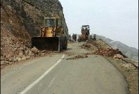 ۴۵ مورد ریزش‌برداری پس از بارش‌های اخیر در جاده‌های ایلام انجام شد
