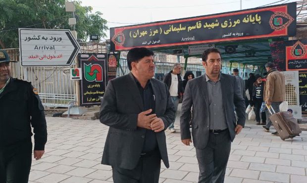 فرماندار مهران خبر داد: تردد از مرز مهران ۷.۵ درصد رشد داشته است