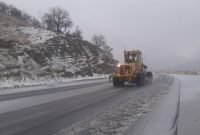 ۹۰ کیلومتر از راه‌های ایلام برف‌روبی شد