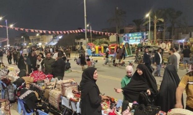 شانزدهمین نمایشگاه دست‌سازه‌های ایلام در کوت عراق برپا شد