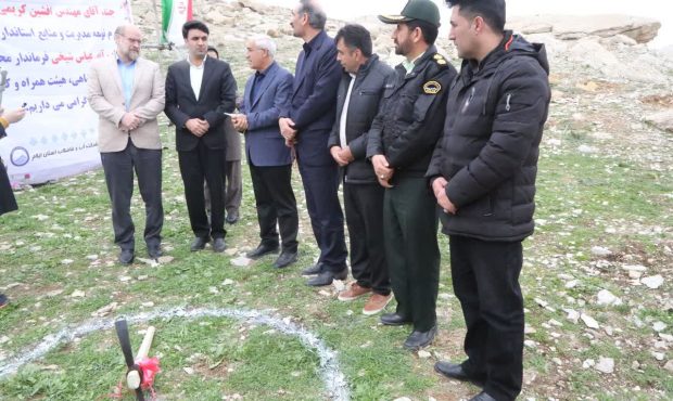 کلنگ‌زنی سه باب مخزن ذخیره آب در شهرستان ملکشاهی