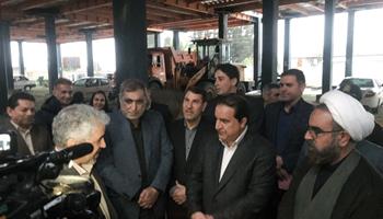 بازدید استاندار ایلام از پروژه در حال ساخت بیمارستان بدره