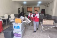 آماده‌باش هلال‌احمر ایلام در مرز مهران برای خدمت‌رسانی به زائران عرفه