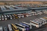 اعزام ۸۰۰ دستگاه اتوبوس به مرز مهران برای انتقال زائران اعزام ۸۰۰ دستگاه اتوبوس به مرز مهران برای انتقال زائران