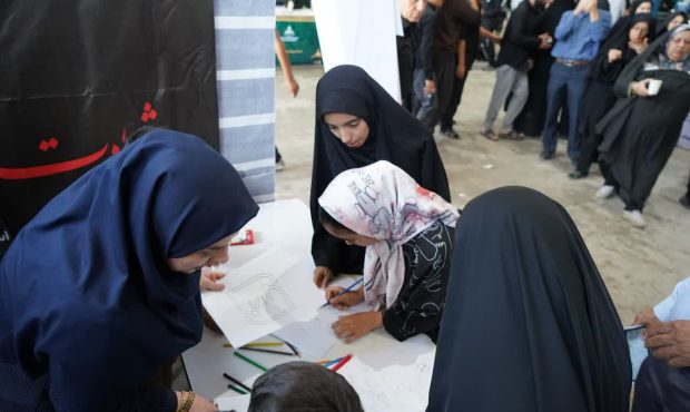 ایستگاه نقاشی کودکان در موکب استاندارد، میزبان لبخند کودکان زائر و تلفیقی از ترویج فرهنگ عاشورایی و خدمت به زائران اربعین ایستگاه نقاشی کودکان در موکب استاندارد، میزبان لبخند کودکان زائر و تلفیقی از ترویج فرهنگ عاشورایی و خدمت به زائران اربعین