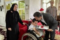 در هفته وحدت و دولت؛ مدیرعامل گاز ایلام با خانواده شهدا دیدار کرد