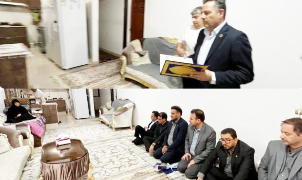 شهدا چراغ راه خدمت‌رسانی هستند/ دیدار مدیرعامل گاز ایلام با خانواده شهید عبدی